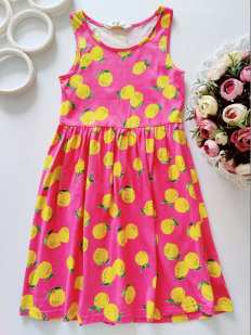 6,8 років, зріст 122,128 Плаття в лимонах