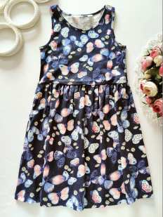 4,6 років, зріст 110,116 Нова сукня в метеликах