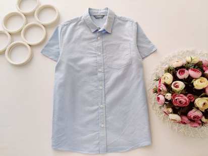 10,11 років, зріст 146 Блакитна сорочка