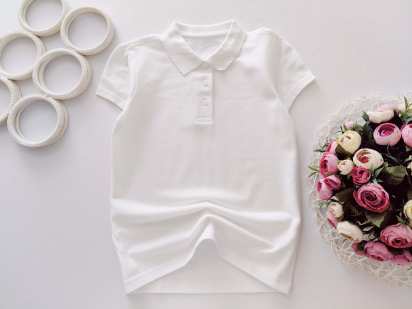 8,9 років, зріст 128,134 Нове поло для дівчинки