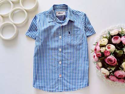 4,5 років, зріст 110 Сорочка в клітку