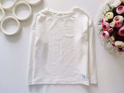 6 лет, рост 116 Лонгслив с единорожком