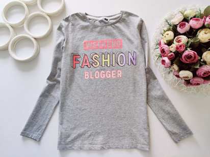 9,10 лет, рост 134,140 Лонгслив блогер