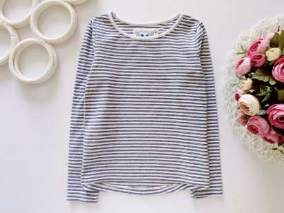 6 лет, рост 116 Полосатый лонгслив