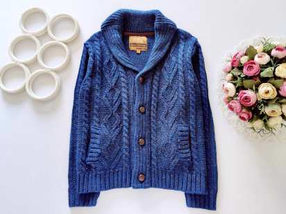 8,9 років, зріст 134 Кофта великої в'язки