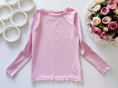 7 лет, рост 122 Нежный лонгслив