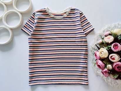 5,6 років, зріст 116 Смугаста футболка