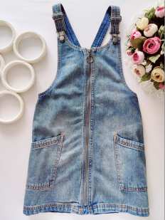 8,9 років, зріст 134 Джинсовий сарафан на блискавці