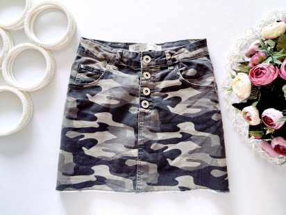 7,8 років, зріст 128 Спідниця військовий принт