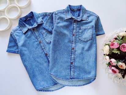 5,6 років, зріст 110,116 Дитячі джинсові сорочки