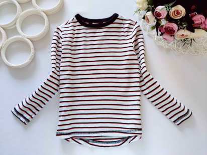 3,4 роки, зріст 98,104 Смугастий лонгслів