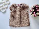 9 років, зріст 134 Хутряний дитячий жилет - зображення 1