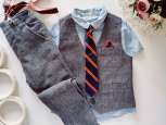 1,5,2 роки, зріст 92 Ошатний дитячий костюм - зображення 2