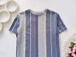 8 років, зріст 128 Смугаста футболка - зображення 2