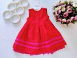12,18 міс, зріст 83 Нова червона дитяча сукня - зображення 7
