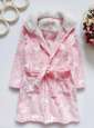 5,6 років, зріст 110,116 Махровий халат у однорогах - зображення 1