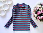 5,6 лет, рост 116 Полосатое поло с машинкой - зображення 1