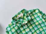 3,4 роки, зріст 104 Сорочка в жовто-зелену клітку - зображення 2