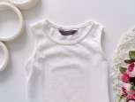 2,3 роки, зріст 92, 98 Біла майка з ажуром - зображення 2
