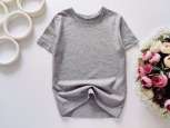 2,3 роки, зріст 92, 98 Сіра дитяча футболка - зображення 1
