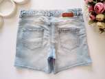 11,12 років, зріст 152 Блакитні стрейчові джинсові шорти - зображення 3