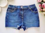 11,12 років, зріст 146,152 Стрейчові джинсові шорти - зображення 1