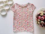 9,10 років, зріст 140 Нова квіткова футболка - зображення 1