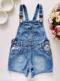 5 років, зріст 110 Джинсовий комбінезон для дівчинки - зображення 1