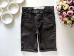 8,9 років, зріст 134 Нові чорні джинсові шорти - зображення 1