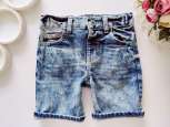 4,5 років, зріст 110 Джинсові шорти з потертостями - зображення 1