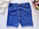 12,13 років, зріст 152,158 Стрейчові джинсові шорти з підворотом - зображення 1