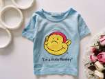 12 міс, зріст 80,86 Футболка з мавпою - зображення 1