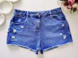 13,14 років, зріст 158,164 Красиві рвані дитячі джинсові шорти для дівчинки - зображення 1