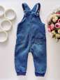 9,12 мес, рост 80 Утепленный джинсовый комбинезон - зображення 5
