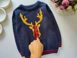 2,3 роки, зріст 98 Светр з оленем - зображення 4