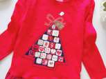 4,5 років, зріст 110 Новорічний реглан для дівчинки - зображення 4