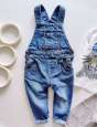 6,9 міс, зріст 74 Джинсовий ромпер та штани з регланом - зображення 2