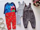 6,9 міс, зріст 74 Ромпера та нові штани з регланом - зображення 1