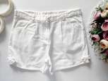 8 років, зріст 128 Білі шорти для дівчинки - зображення 1