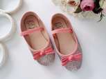 29 (18,5 см) Блискучі дитячі балетки для дівчинки - зображення 1