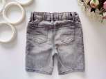 12,18 міс, зріст 86 Сірі джинсові шорти хлопчику - зображення 3