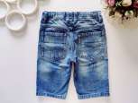 9 лет, рост 134 Крутые рваные джинсовые шорты - зображення 4