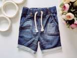 1,5,2 года, рост 92 Джинсовые шорты на резинке - зображення 1
