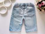 4,5 лет, рост 110 Голубые джинсовые шорты - зображення 3