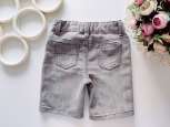 12,18 міс, зріст 86 Сірі джинсові шорти - зображення 3