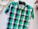 3,4 года, рост 104 Новая рубашка в клетку - зображення 2