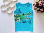 8 років, зріст 128 Красива майка з крокодилом - зображення 1
