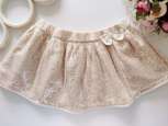 12,18 мес, рост 80,86 Золотистая детская юбка - зображення 1