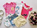 3,6 мес Шорты и футболки для девочки - зображення 1