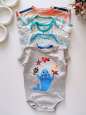 3,6 мес Набор летних бодиков - зображення 2